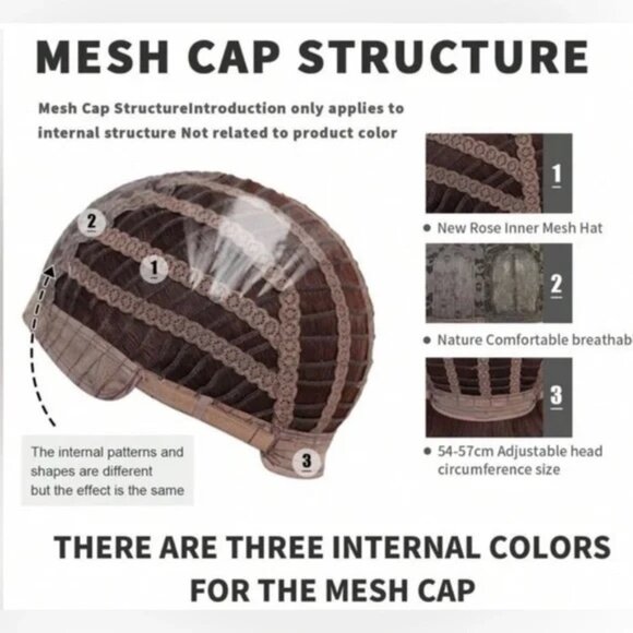 Stylish layered Blonde Ombre Straight Hair Classic Wig cap Wig - Picture 7 of 7